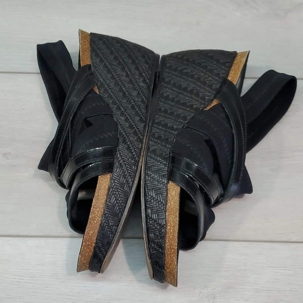 Donald j Pliner Womens Becky Comfort Leather Wedge Sandals shoes sz 8M
